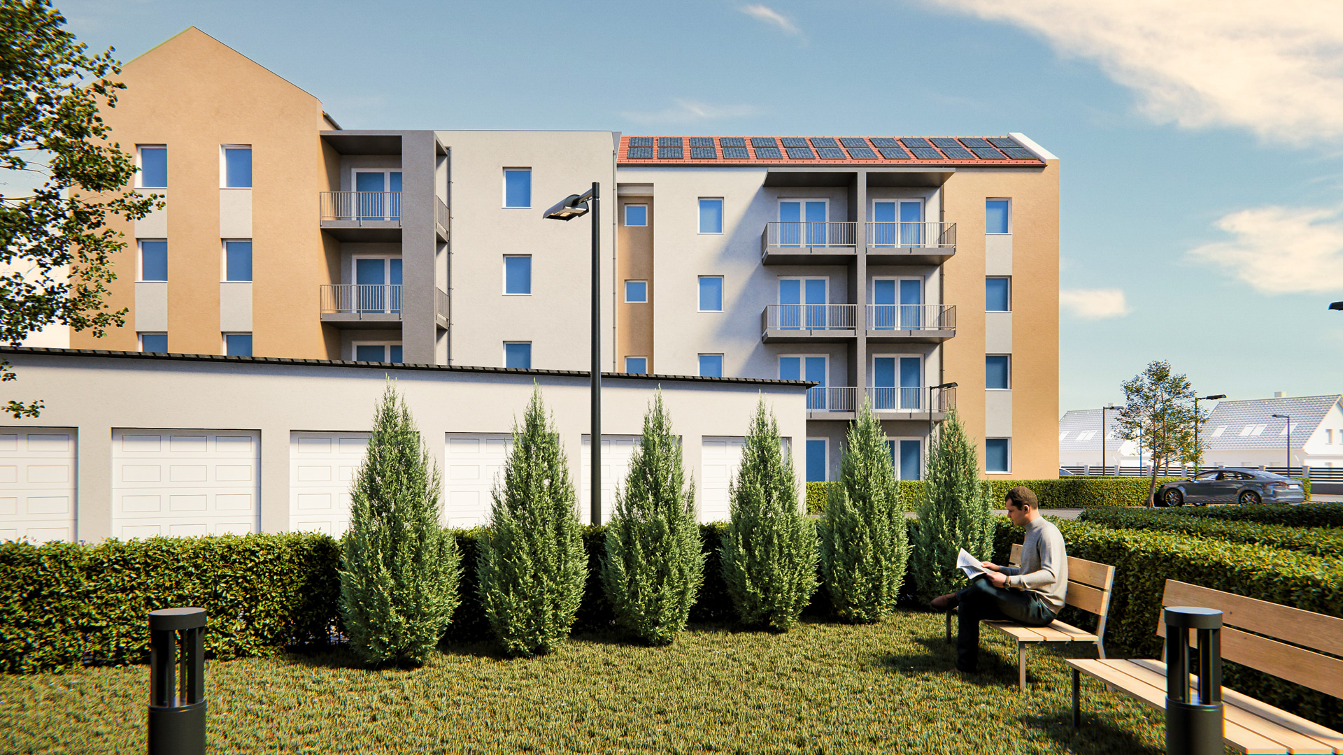 NAPSUGÁR Lakópark – B. épület, földszint 06. lakás – 1. kép