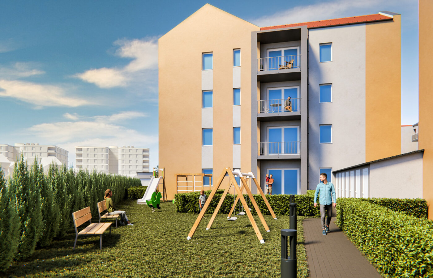 NAPSUGÁR Lakópark – B. épület, földszint 03. lakás